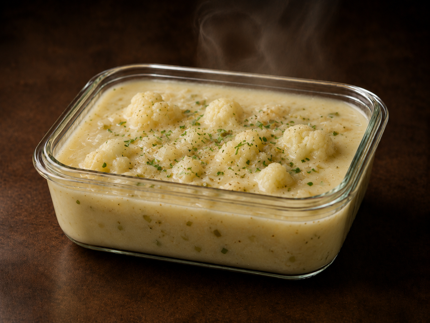 Caldo de couve-flor low carb